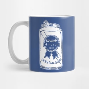 Drunk Hipster Beer Mug